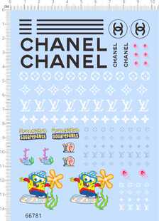 66781整版胶1/16海绵宝宝蜗牛盲盒molly水母娃娃海草定做订做现货