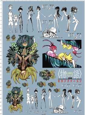 63178-A40404  物语系列 模型水贴纸