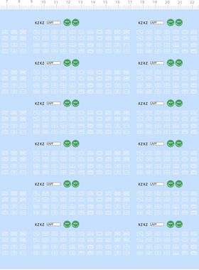 72377整版胶 按钮 标志 ISAF 模型水贴