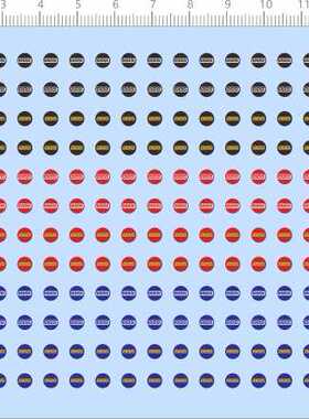 67280整版胶1/18轮毅轮圈轮胎法拉利保时捷benz模型车剪纸水贴纸