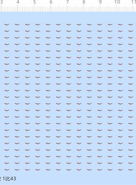 71434整版胶 1/43 克尔维特 模型水贴