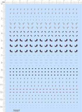 70507整版胶无比例数码宝贝宠物小精灵卡布露宝眼睛嘴巴水贴现货