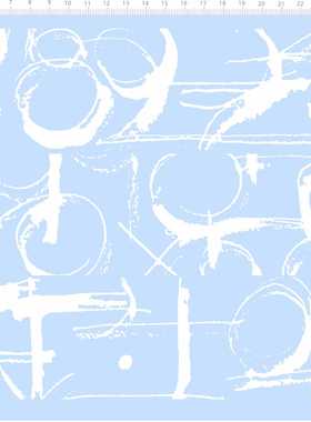 69370整版胶书法版纹白色黑色水贴毛笔字拉花印花标签水贴现货