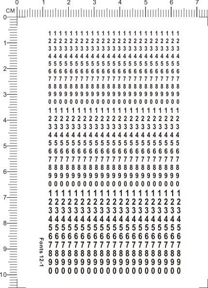 fonts 12-1 arial 阿拉伯数字水贴纸