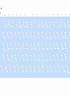 82718衣服2406裙子花朵模型水贴定制打印可撕膜不干胶独立胶现货