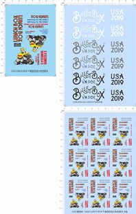 Box BOX午餐盒饭盒大轮四驱车越野车Billet USA水贴纸 LUNCH 228