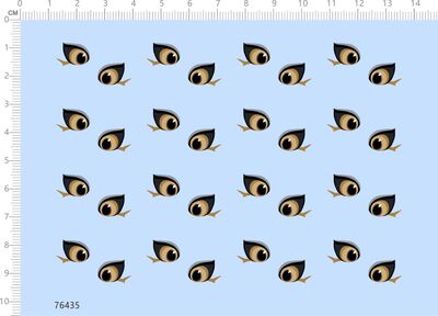 76435整版水贴 龙眼睛 手办模型定制打印2312