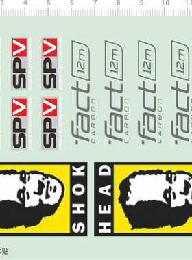 74985可撕膜不干胶整版水贴独立胶SPV Fact 12m HEAD SHOK七月