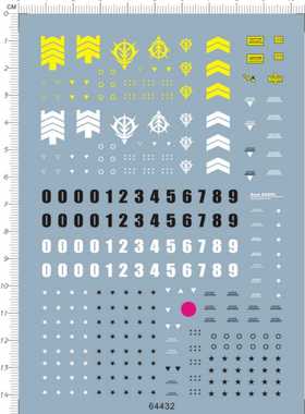 64432-15413 PG MS-06F-2 ZAKU II F2 0083 吉翁軍薩克gd水贴改2