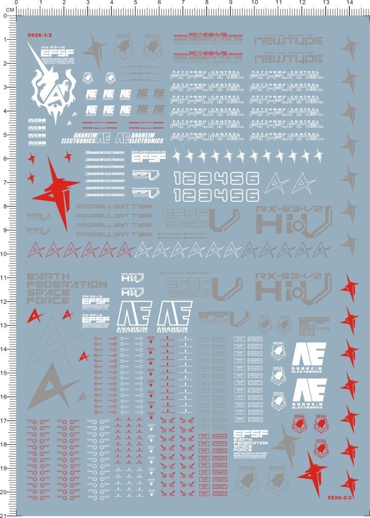 5926-5101 MG RX-93-V2 hi-nu hi-v 海牛改 gd水贴22