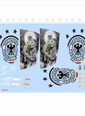 81814模型车水贴标球队车钥匙扣涂装足球刀锋m3m4 m-power 现货