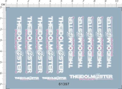 61397-504T 1/72 THEIDOLM@STER 飞机副油箱模型水贴1
