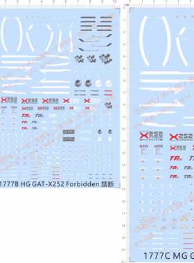 1777军曹KeroAsus/华硕ro Gunso Side HG GAT-X252 Forbidden 断gd水贴2