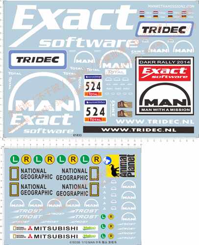 61833ezact software total tridec linda man卡车货柜车水贴现货