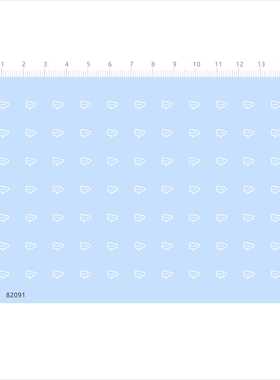 82091手办模型水贴酸雨战争头盔标5mm三个圆点可撕膜不干胶现货