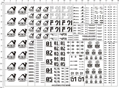 4410-  MG F91 MNE 小松原博之系列 gd 金属贴2