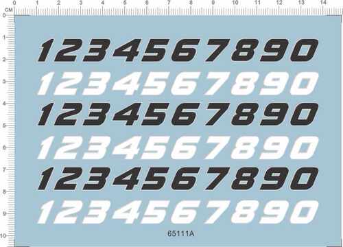65111A   阿拉伯数字水贴纸1