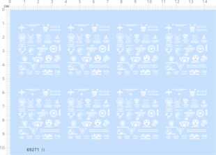 69271整版胶M16A4模型玩具枪AWM水转印水贴纸定做订做定制