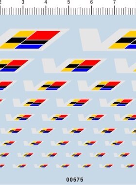 00575-A1512 凯迪拉克模型车水贴纸