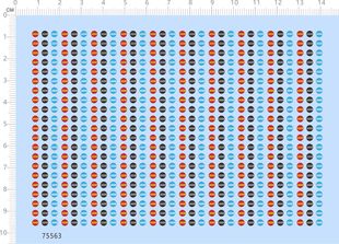75563比例模型车剪纸水贴纸轮毂轮圈bbs定制打印2310