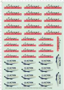 DESIGN FIA ACTION 65674 ROAD RACING FOR SAFETY头盔 Johnnys