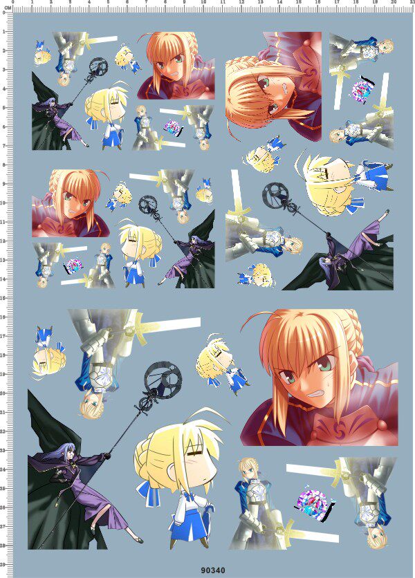 90340 fate zero 魔术师 痛车去底水贴 a4纸