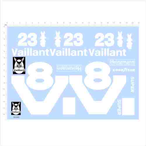 82343 Vaillant V8 heinzmann拖头goodyear模型水贴super兔子2405