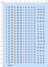 80359整版胶 纹身 斑点 蛋蛋 模型水贴