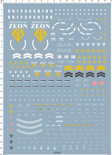 63206-b2602 PG MS-07B GOUF 2.0 老虎gd水贴纸2