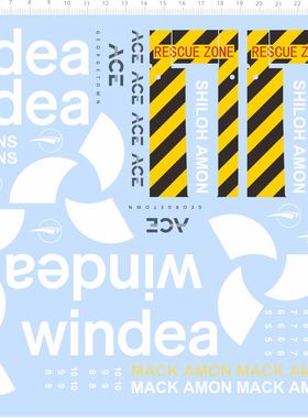 72172整版胶 MACK WINDEA NEW ORLEANS ACE 英凯特 阿门 模型水贴