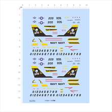 82292飞机模型水贴F-14熊猫可撕膜不干胶独立胶位模切2405单独F14