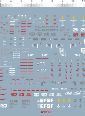 61220  RG hg RX-78 GP01FB GP01 FB gd试作1号机宇宙型~111