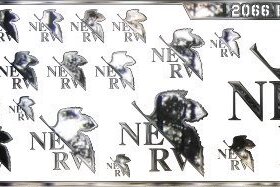 2066    EVA NERV 福音战士 金属贴纸 尺寸：93x35mm1