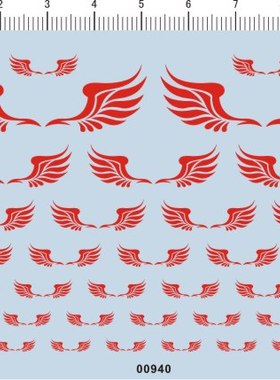 00940 整版胶NS500羽毛Monkey翅膀NSR250飞翼摩托车cbr RC213V