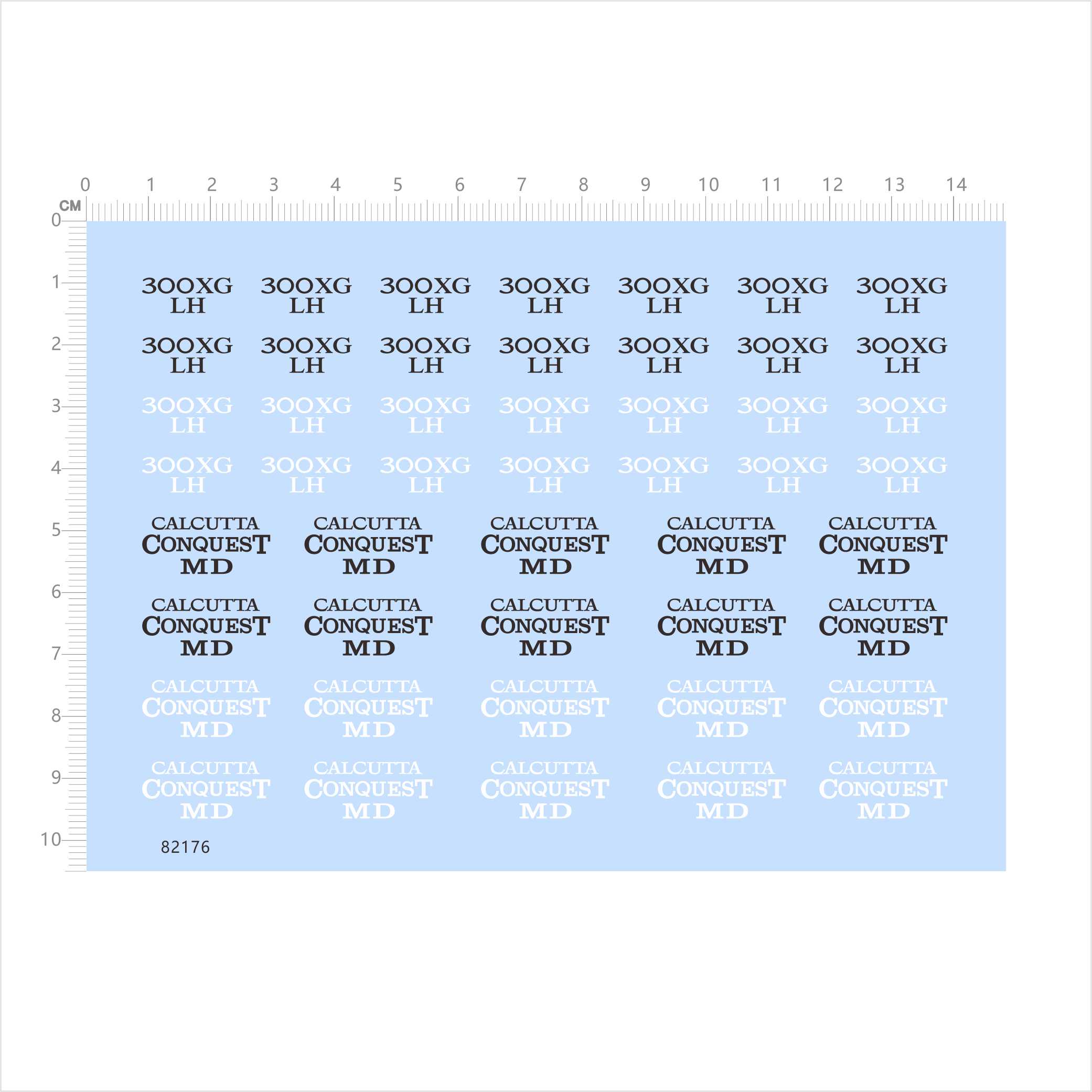 82176水滴轮水贴3OOXGLH CALCUTTA CONQUEST MD渔轮贴可撕膜现货