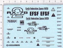 849 整版胶1:35 RX-78-2 KA GUNDAM HEAD gd头水贴纸1现货