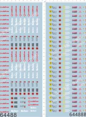 64488万宝路lucky strike法拉利一级方程式赛车shell四驱车水贴