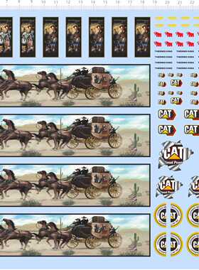 68481适用于1/64美式peterbilt HOBBS ANTI SAIL CAT THERMO KING