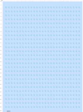 80903整版胶公仔手办娃娃粘土人偶标签小雏菊蒲公英图案水贴纸A4