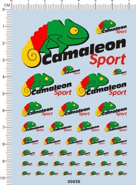 00656-A1509 Camaleon 模型车水贴纸