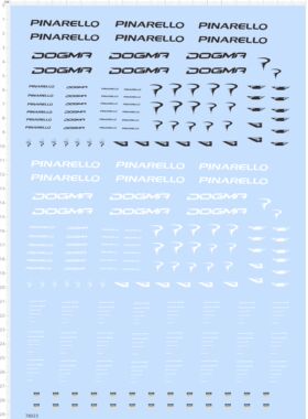 78023 PINARELLO DOGMA DURA-ACE 平衡车模型水贴定制打印现货