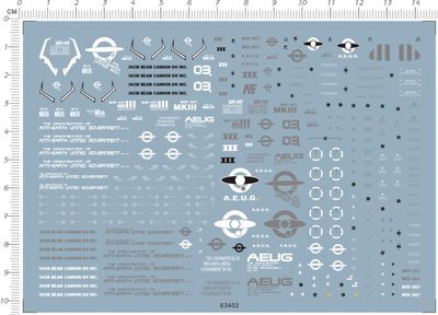 63402-8409 HG RE MSF-007 MKIII MK-III Mk3 MK-3 gd水贴纸2