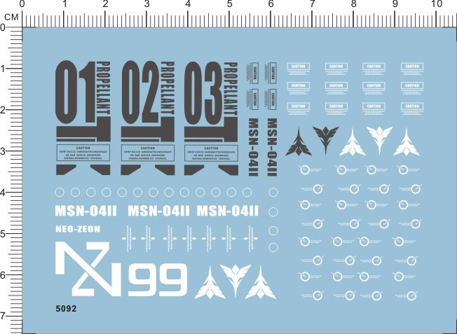 5092-11902 MG NG MSN-04ii Nightingale 夜莺 模型gd水贴111