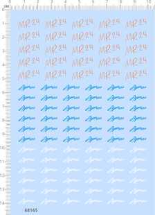 68165整版胶MR.24 AyeraRsi 1/18奥拓柯尼塞格比例模型车水贴现货