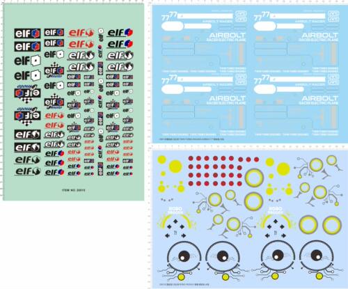 20015水贴ROBO FROGGY眼睛elf埃尔夫TWIN TURBO ENGINES AIRBOLT