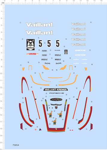 75854整版水贴 1/32 保时捷  934 TURBO RSR 24334 vaillant 2310