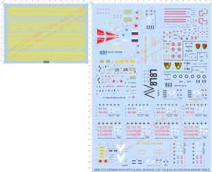 MIG PANTHER 2501 HAVOC 588中国飞机字体GERMAN