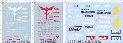 257 MG SAZABI GMG沙扎比MK11 MARK XI STARK MARVEL railgun gd2