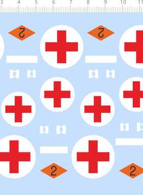 74021军事模型 人偶 娃娃 公仔 兵人头盔红十字 H 菱形2 五月