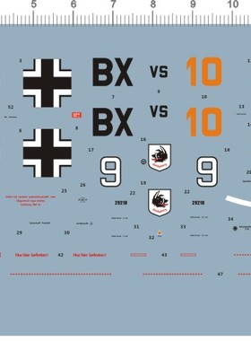 61902  1/72 z focke-wulf fw-190a-8r11 模型水贴1